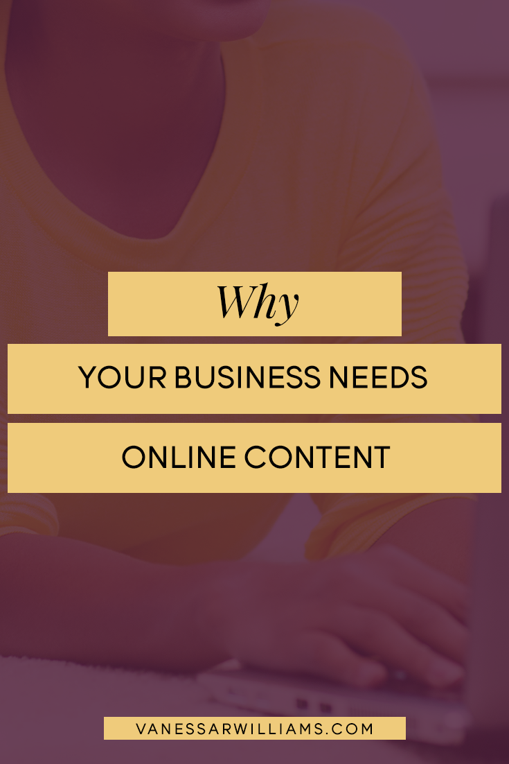 why your business needs online content