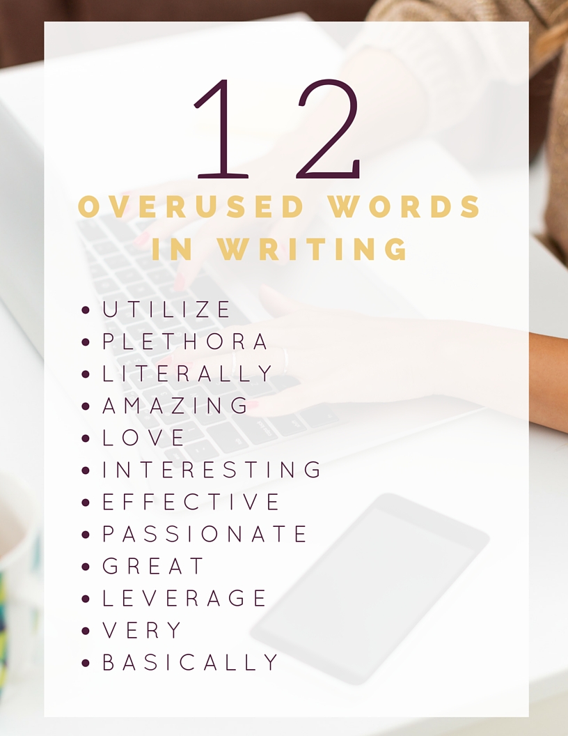 overused words in writing