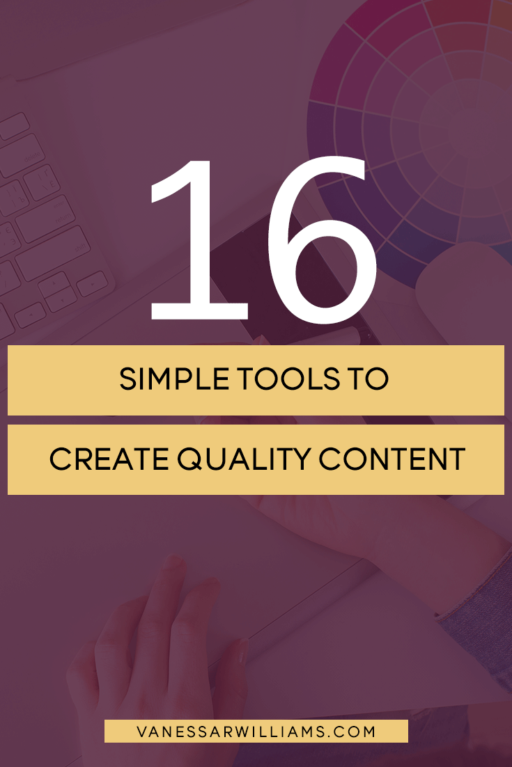 simple tools for content creation